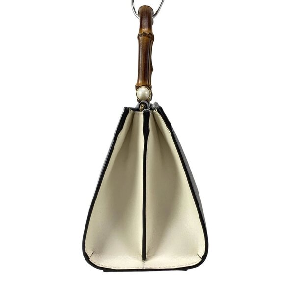 GUCCI Nimfair Gray Leather Handbag bran-796-090525 - Picture 3 of 16